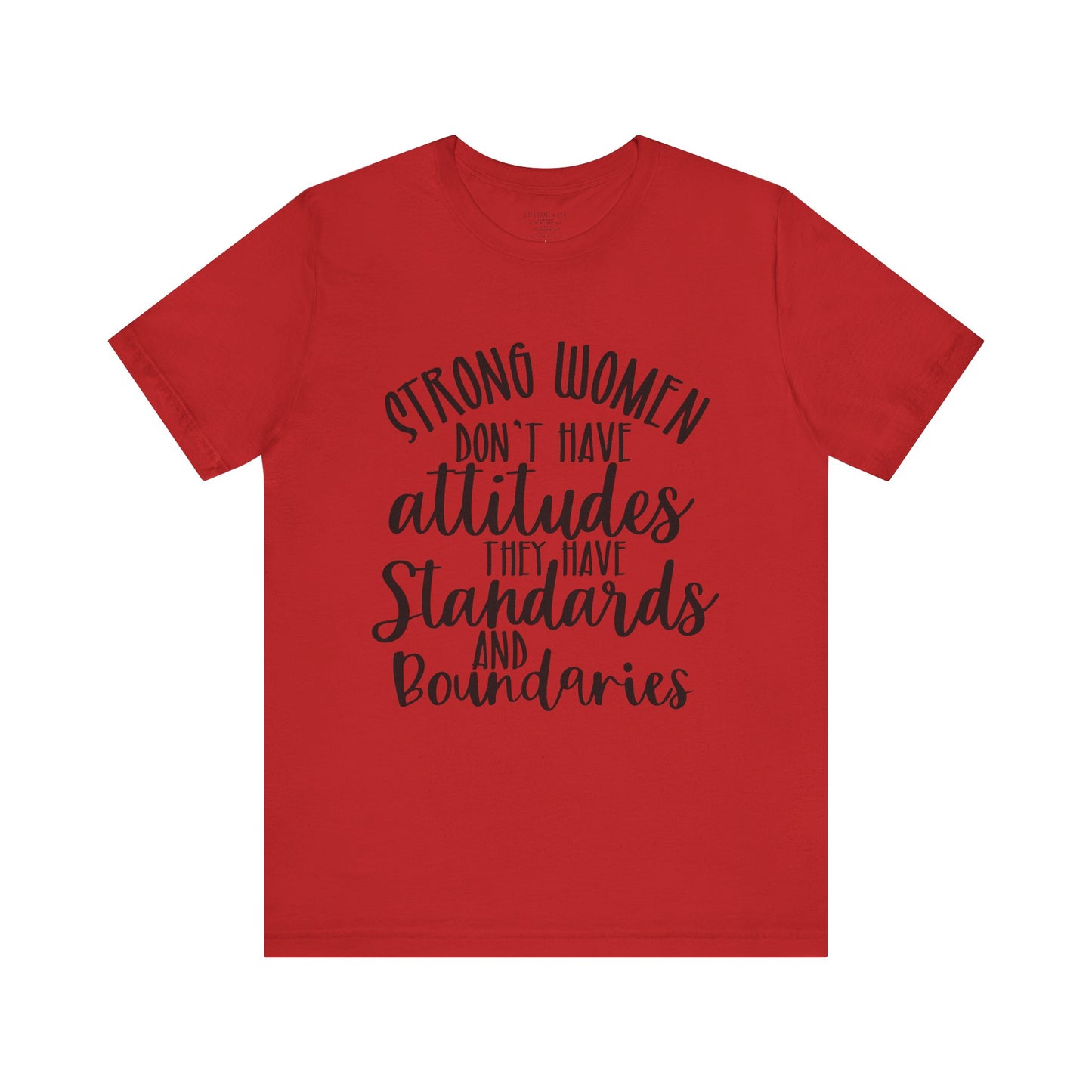 Stand Tall, Set Boundaries Unisex Jersey Short Sleeve Tee