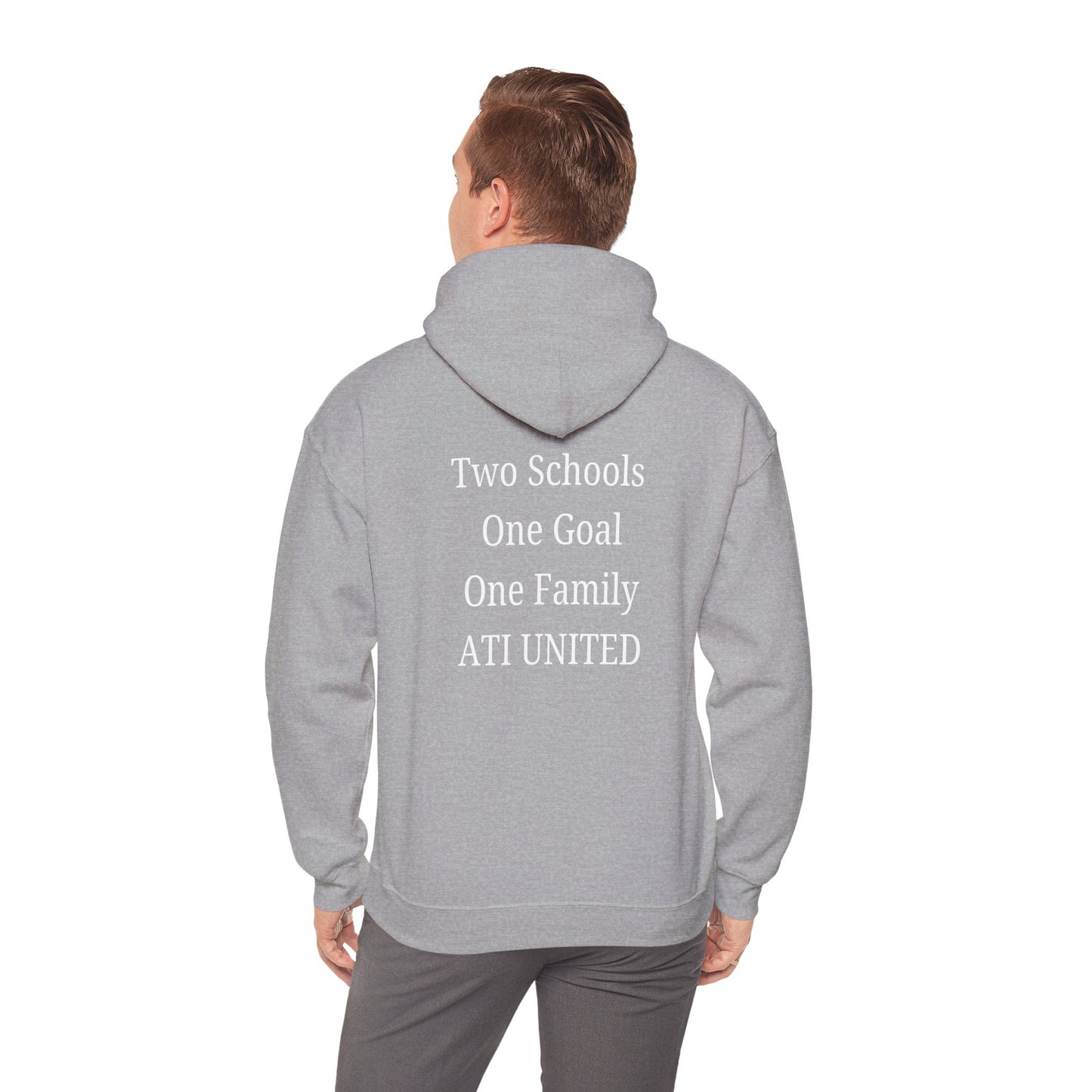 π ATI United Football Hoodie β Two Schools, One Family, One Team Spirit
