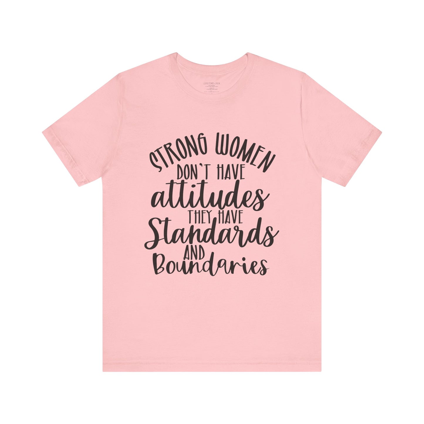 Stand Tall, Set Boundaries Unisex Jersey Short Sleeve Tee