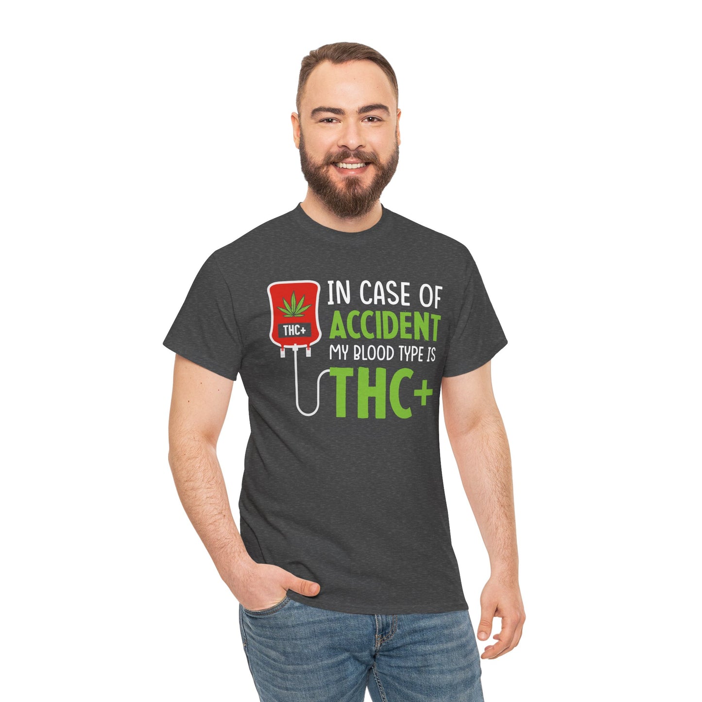 THC+ Blood Type Tee – For the Real Ones Only!