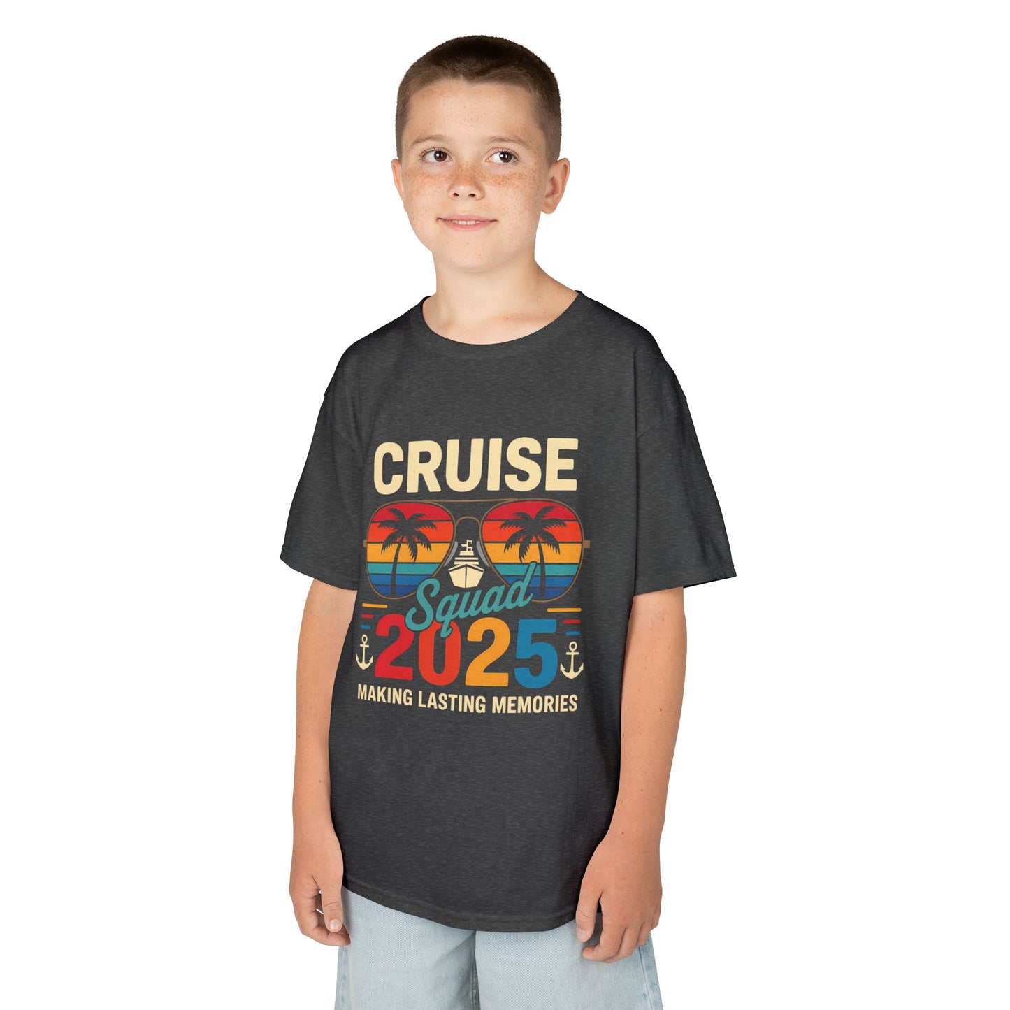 Kids Tee - Cruise Squad 2025 Making Lasting Memories - Family and Friends Adventure