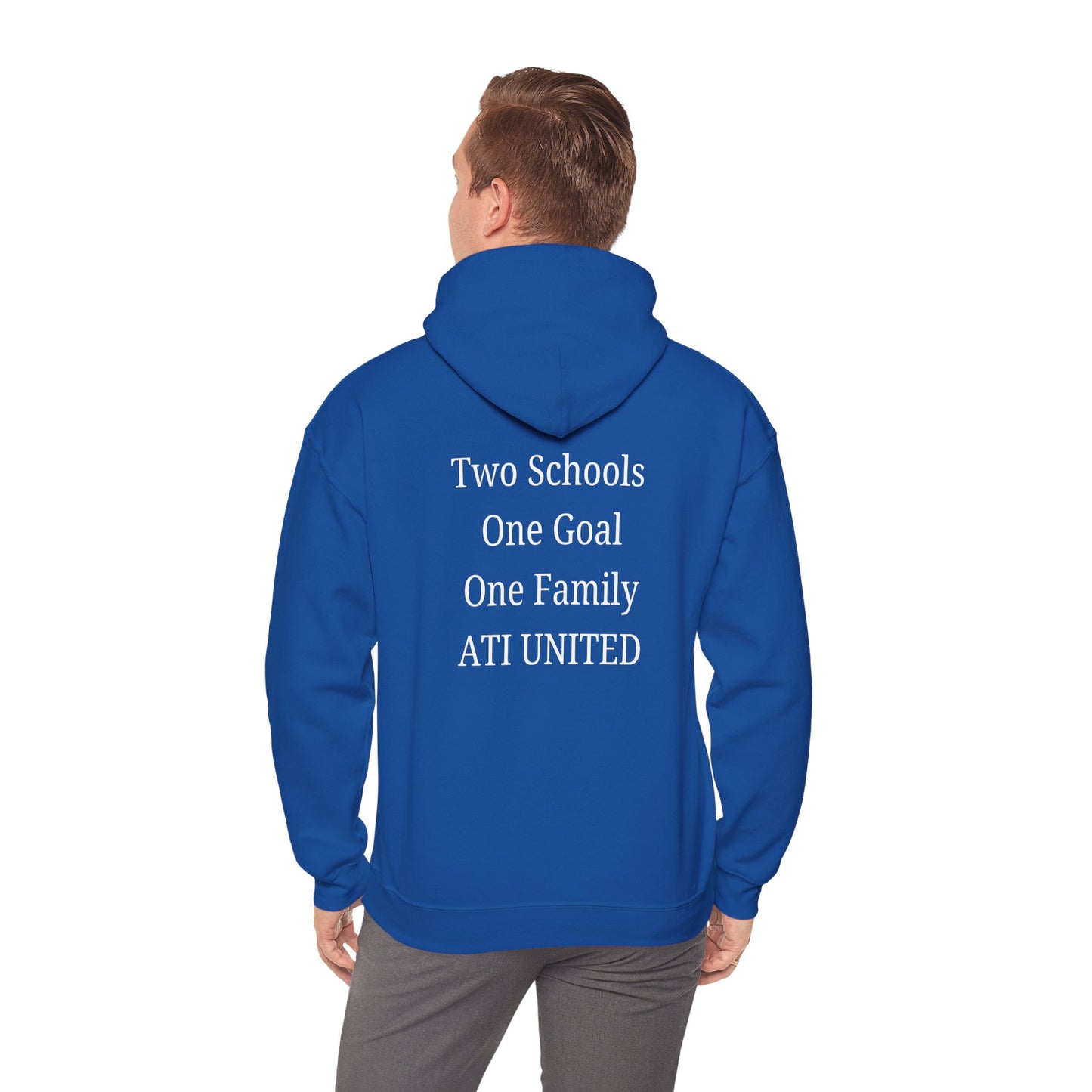 π ATI United Football Hoodie β Two Schools, One Family, One Team Spirit