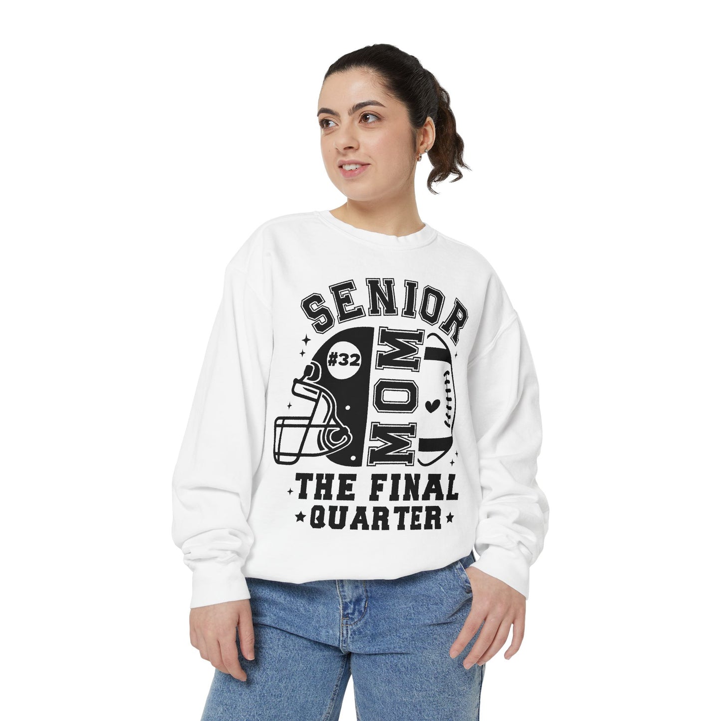 Senior Mom Football The Final Quarter Sweatshirt