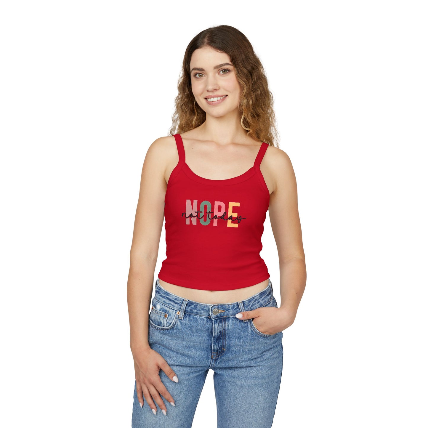 "NOPE, Not Today" Crop Tank – The Mood We All Need