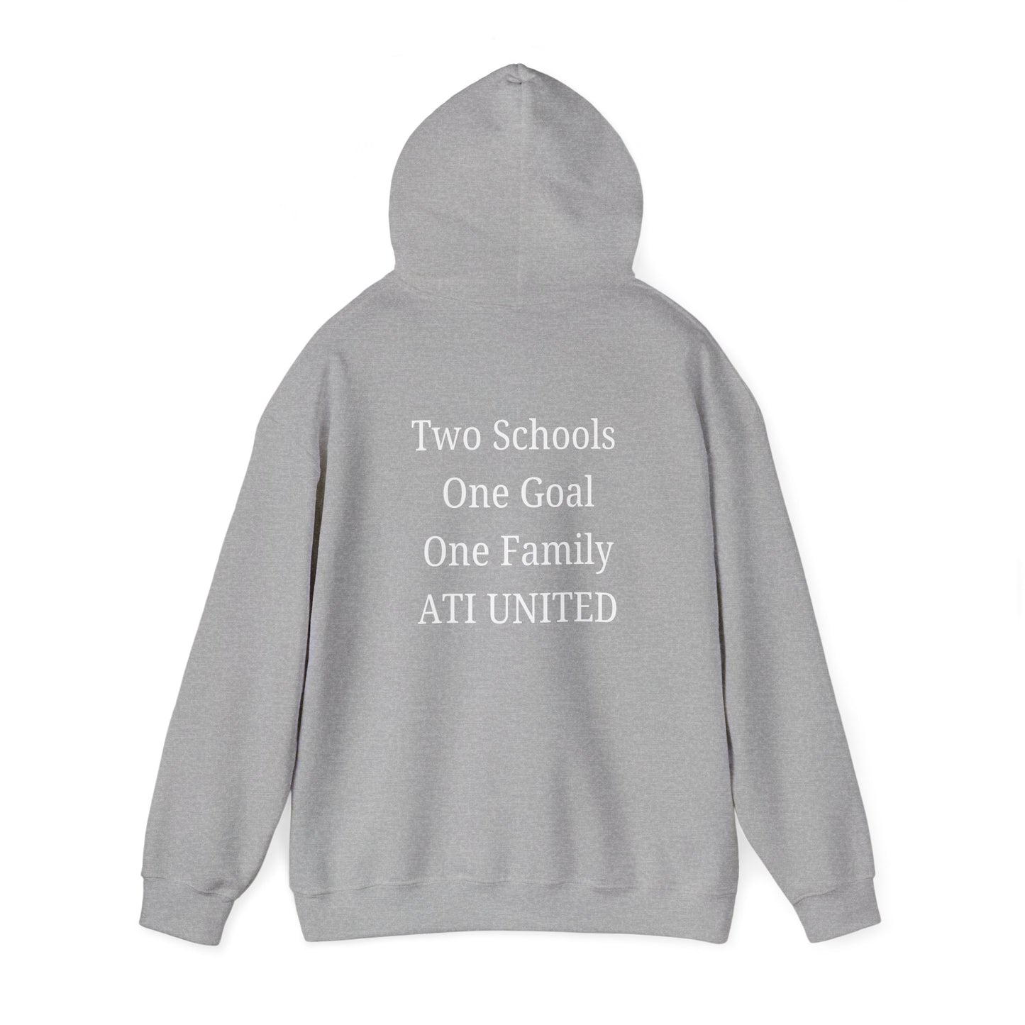 π ATI United Football Hoodie β Two Schools, One Family, One Team Spirit