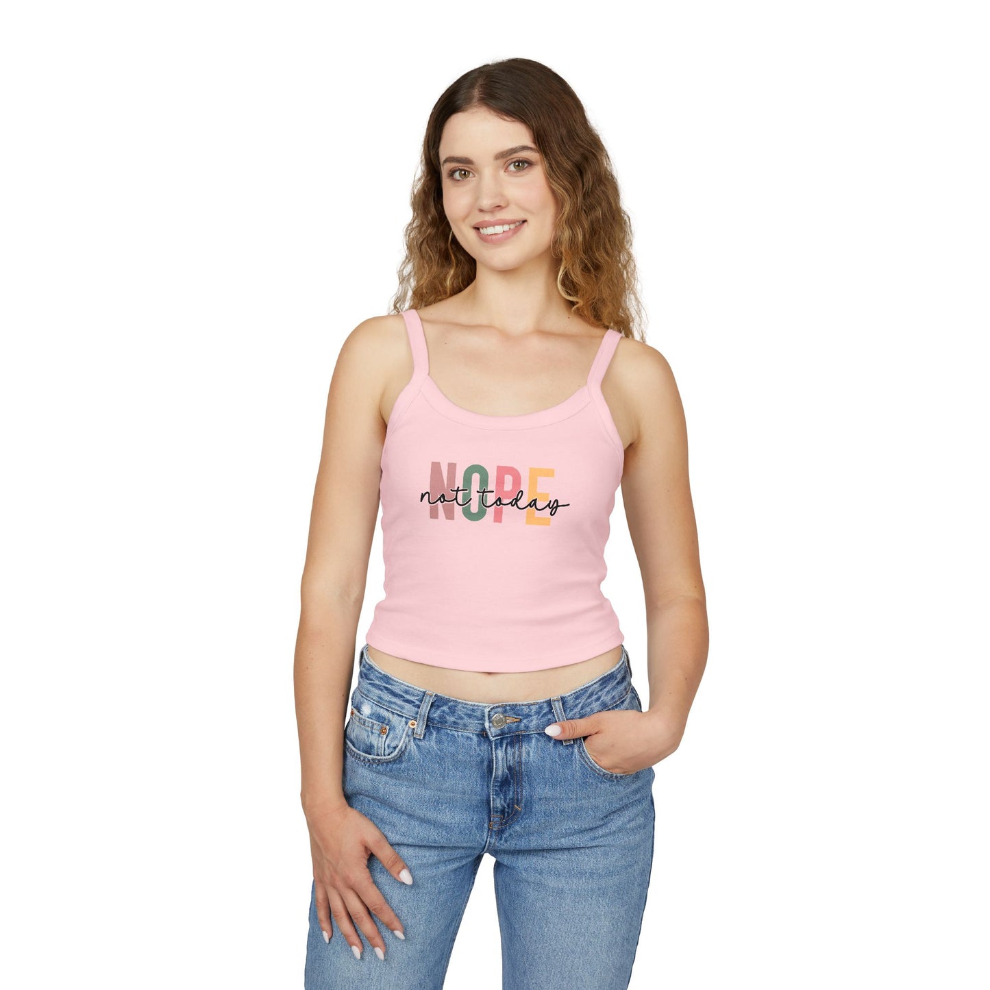 "NOPE, Not Today" Crop Tank – The Mood We All Need
