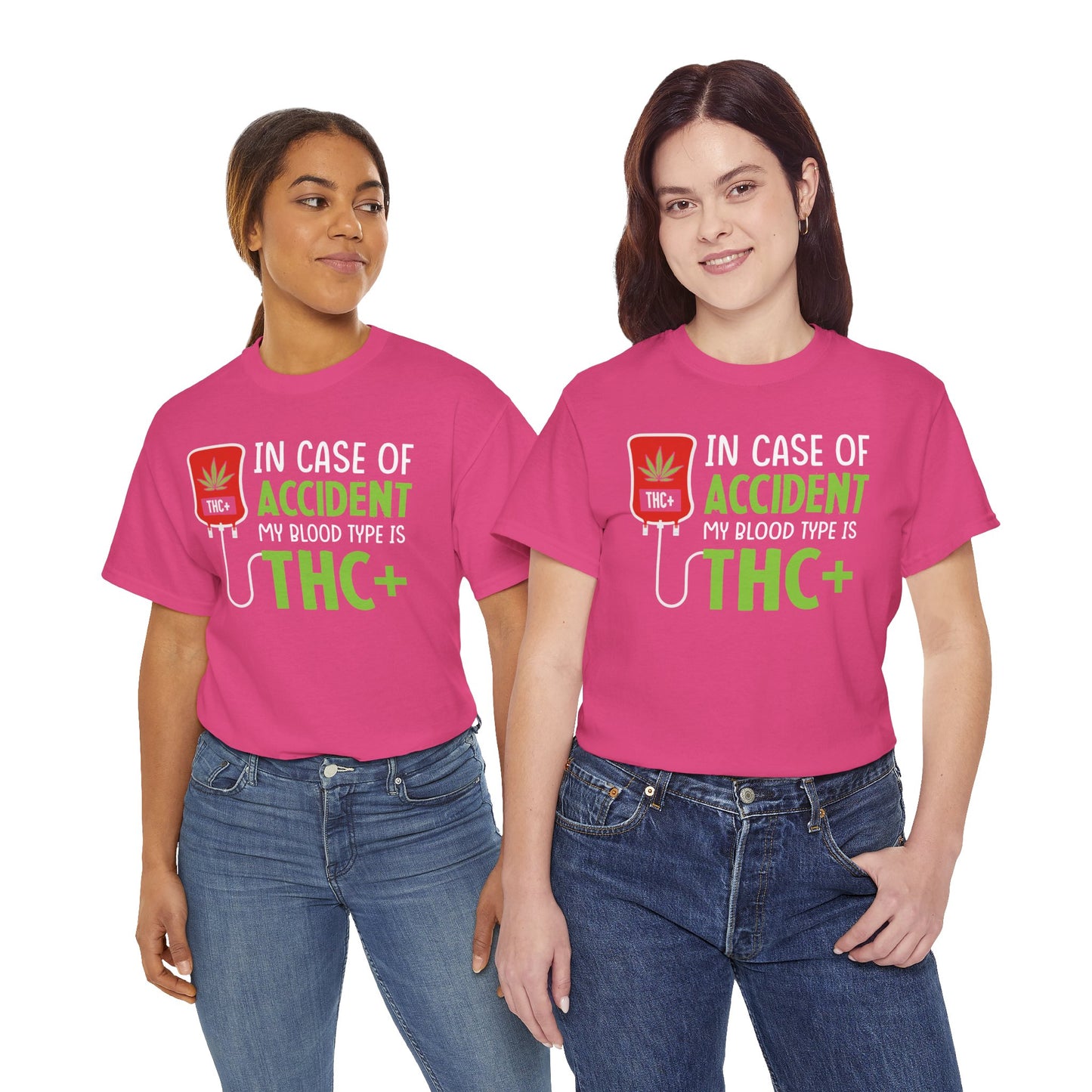 THC+ Blood Type Tee – For the Real Ones Only!