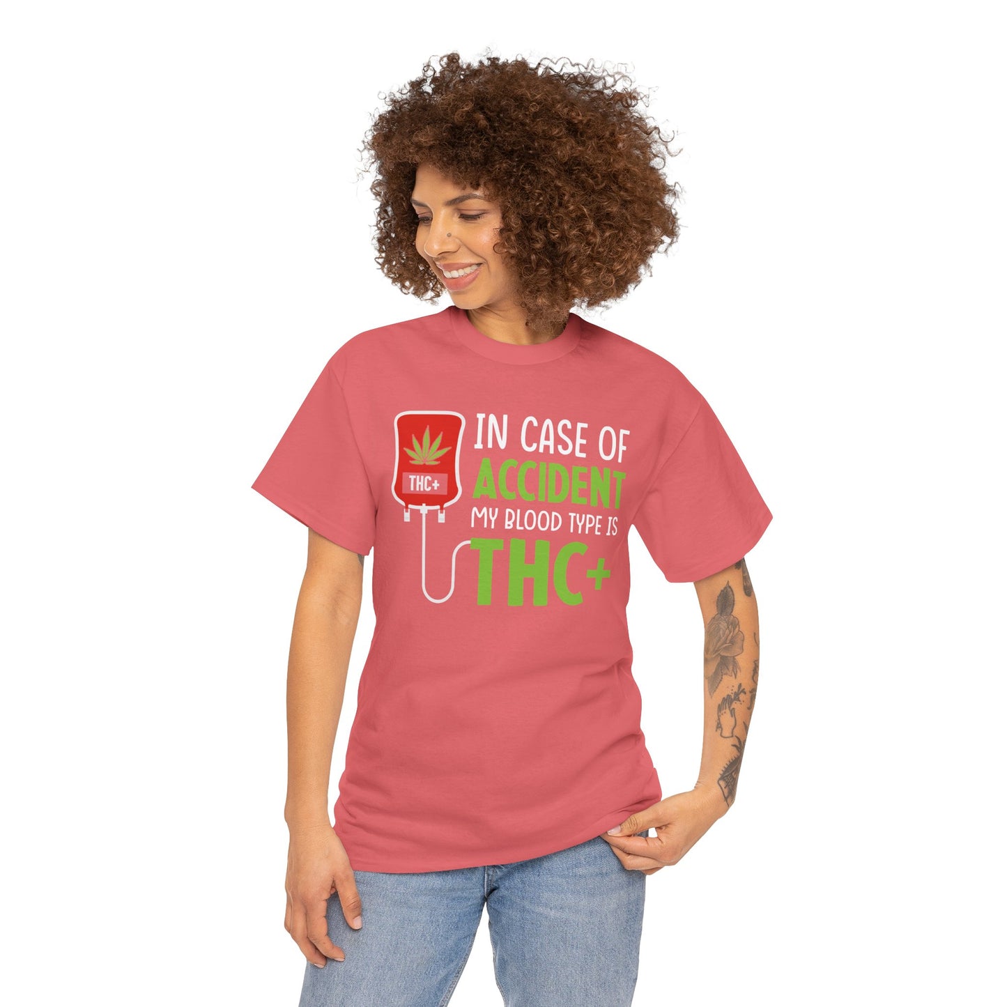 THC+ Blood Type Tee – For the Real Ones Only!