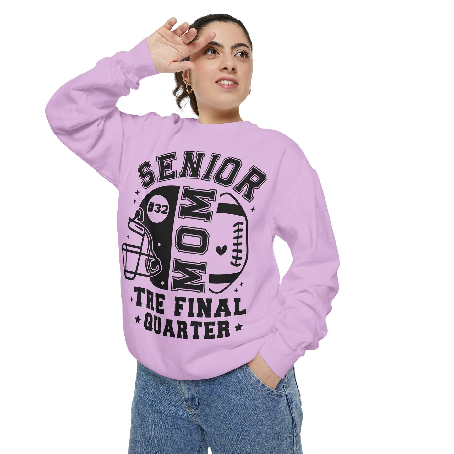 Senior Mom Football The Final Quarter Sweatshirt
