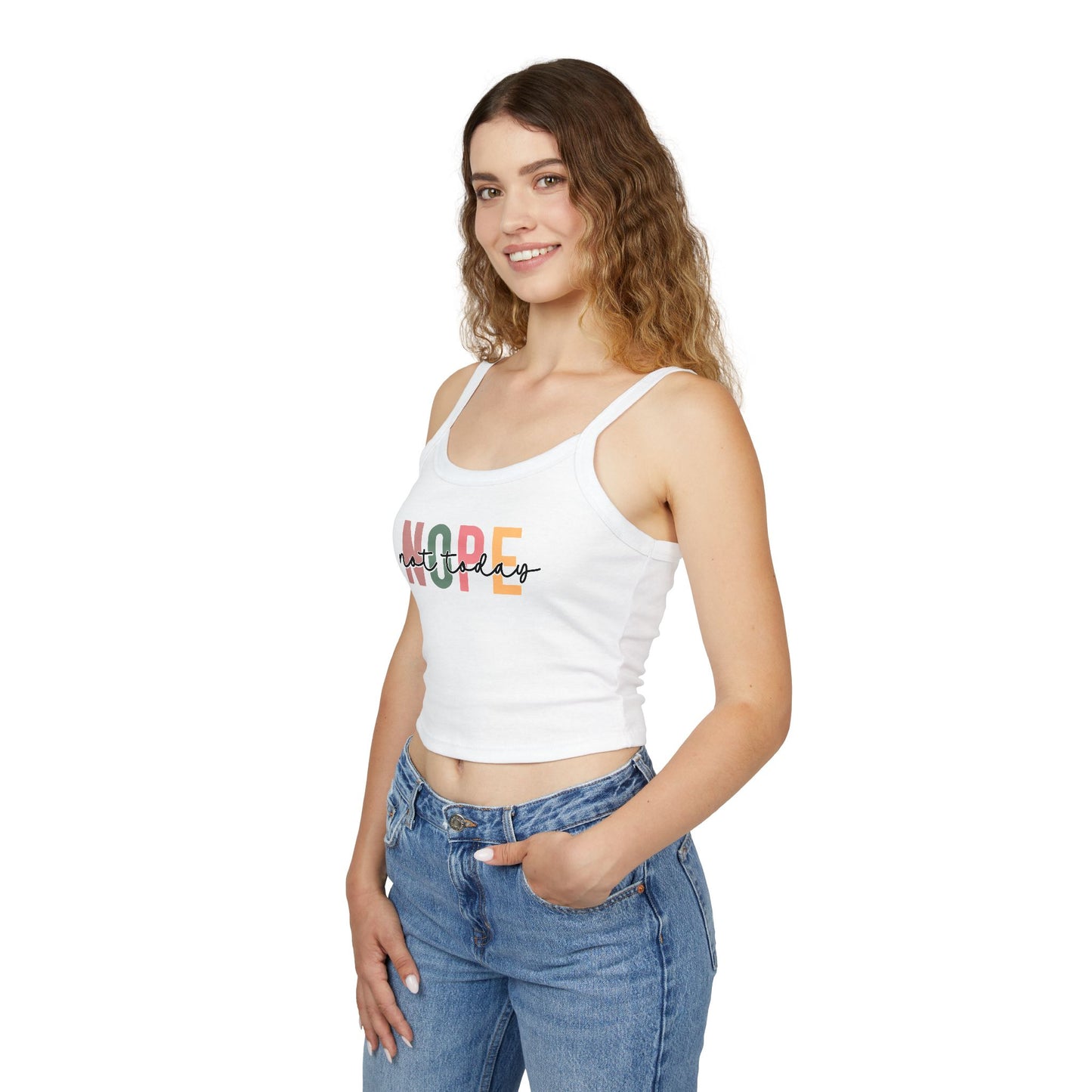"NOPE, Not Today" Crop Tank – The Mood We All Need
