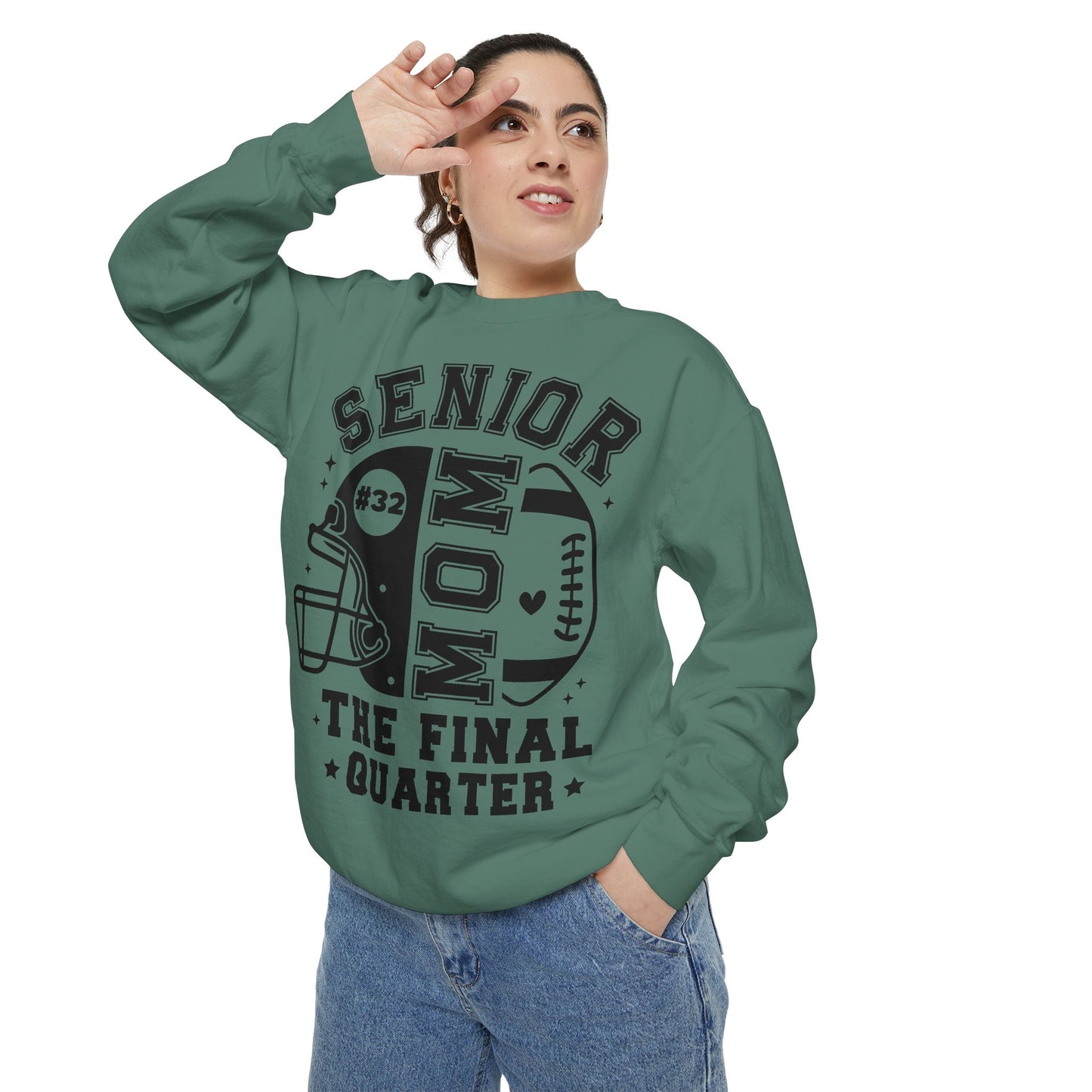Senior Mom Football The Final Quarter Sweatshirt
