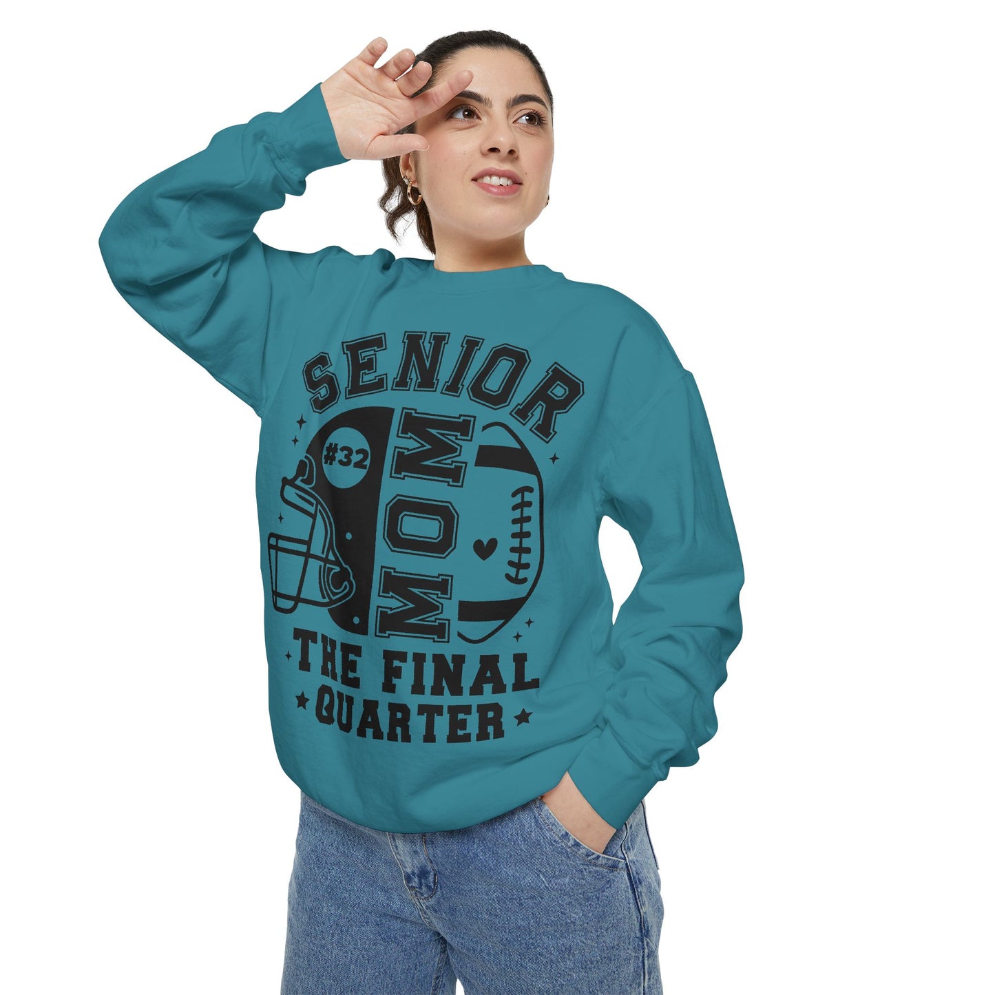 Senior Mom Football The Final Quarter Sweatshirt