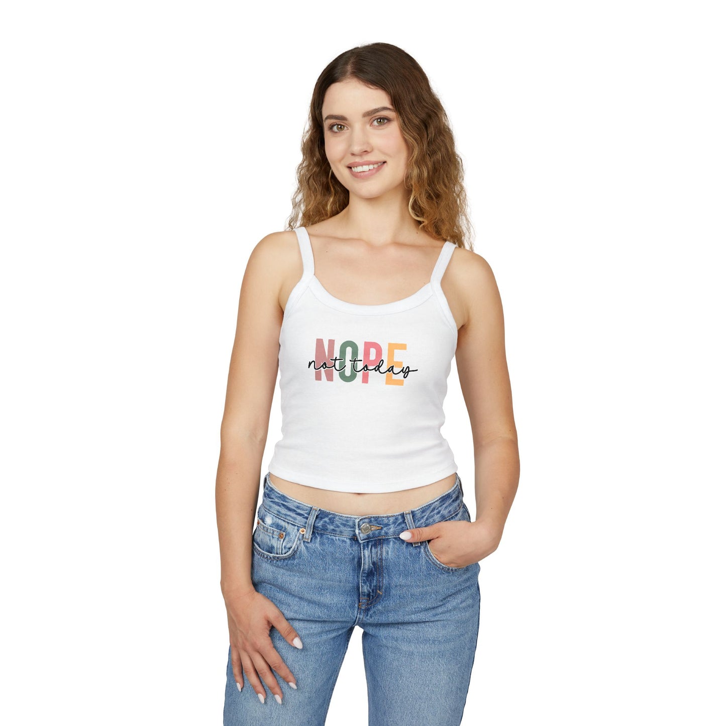 "NOPE, Not Today" Crop Tank – The Mood We All Need