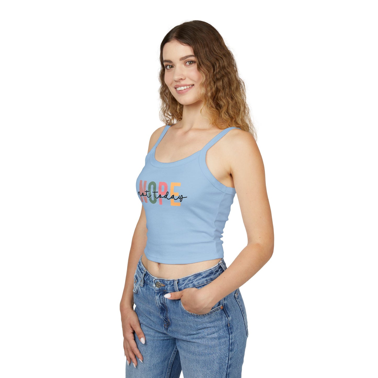 "NOPE, Not Today" Crop Tank – The Mood We All Need