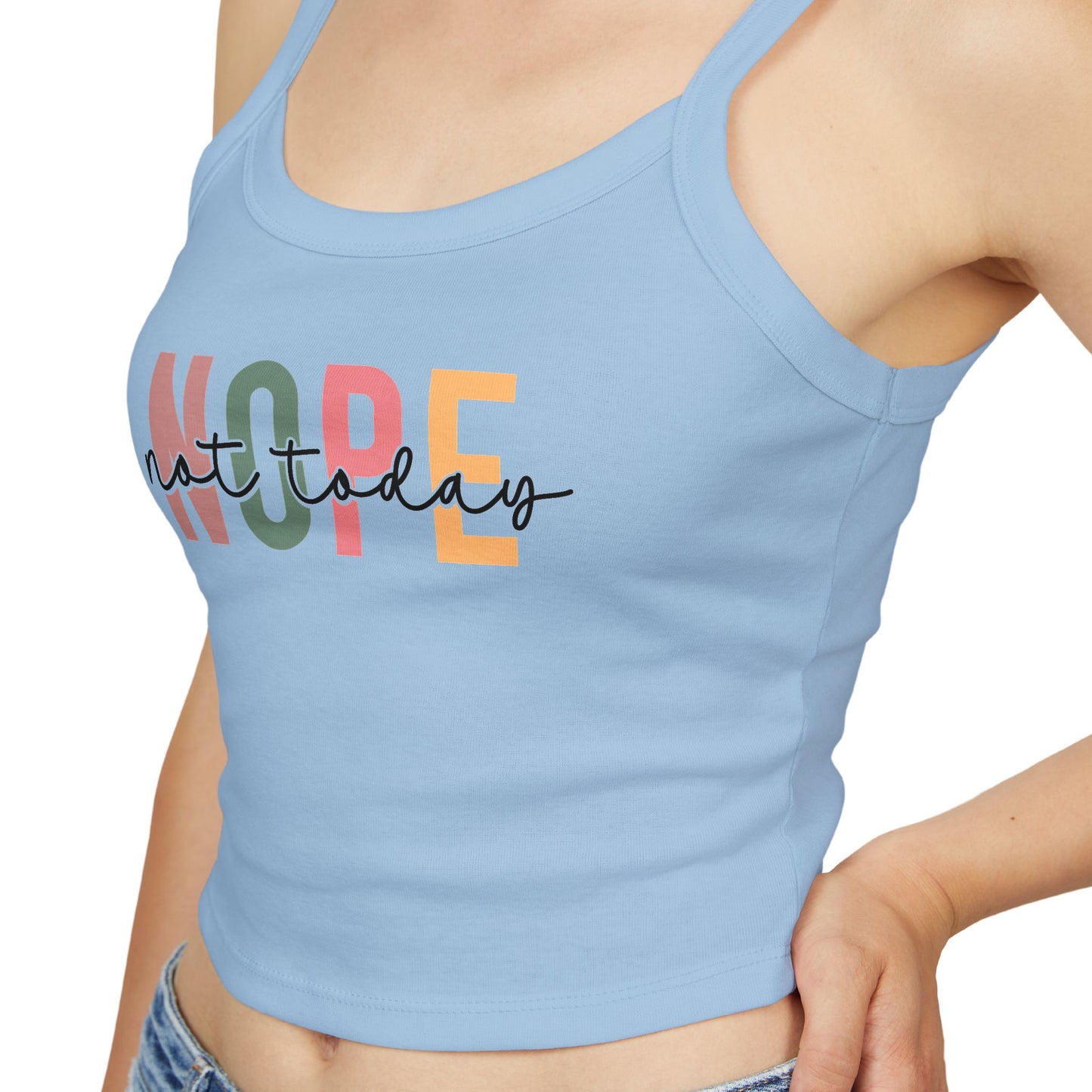 "NOPE, Not Today" Crop Tank – The Mood We All Need