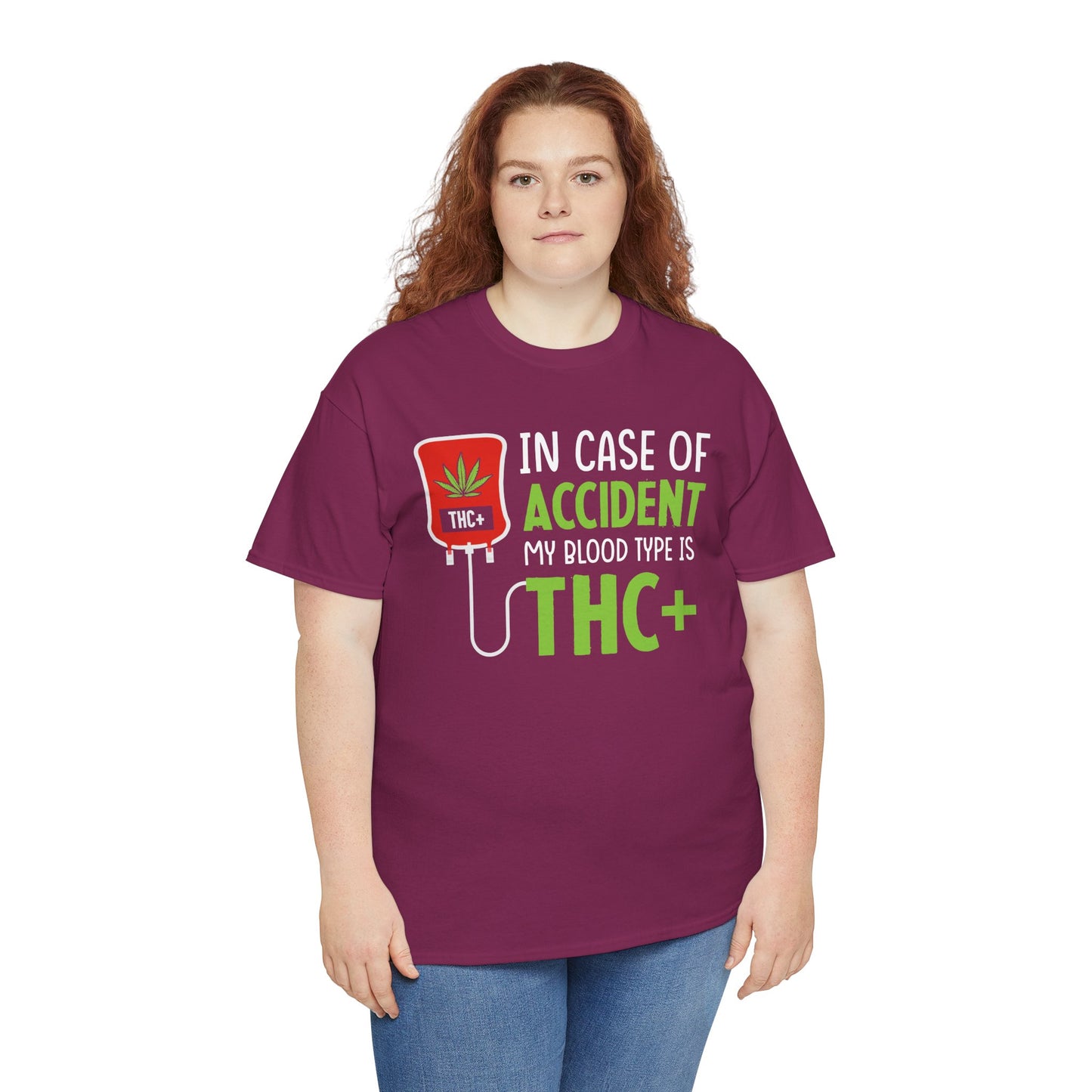 THC+ Blood Type Tee – For the Real Ones Only!