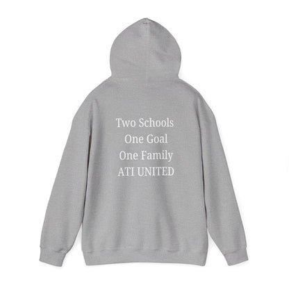 🏈 ATI United Football Hoodie – Two Schools, One Family, One Team Spirit