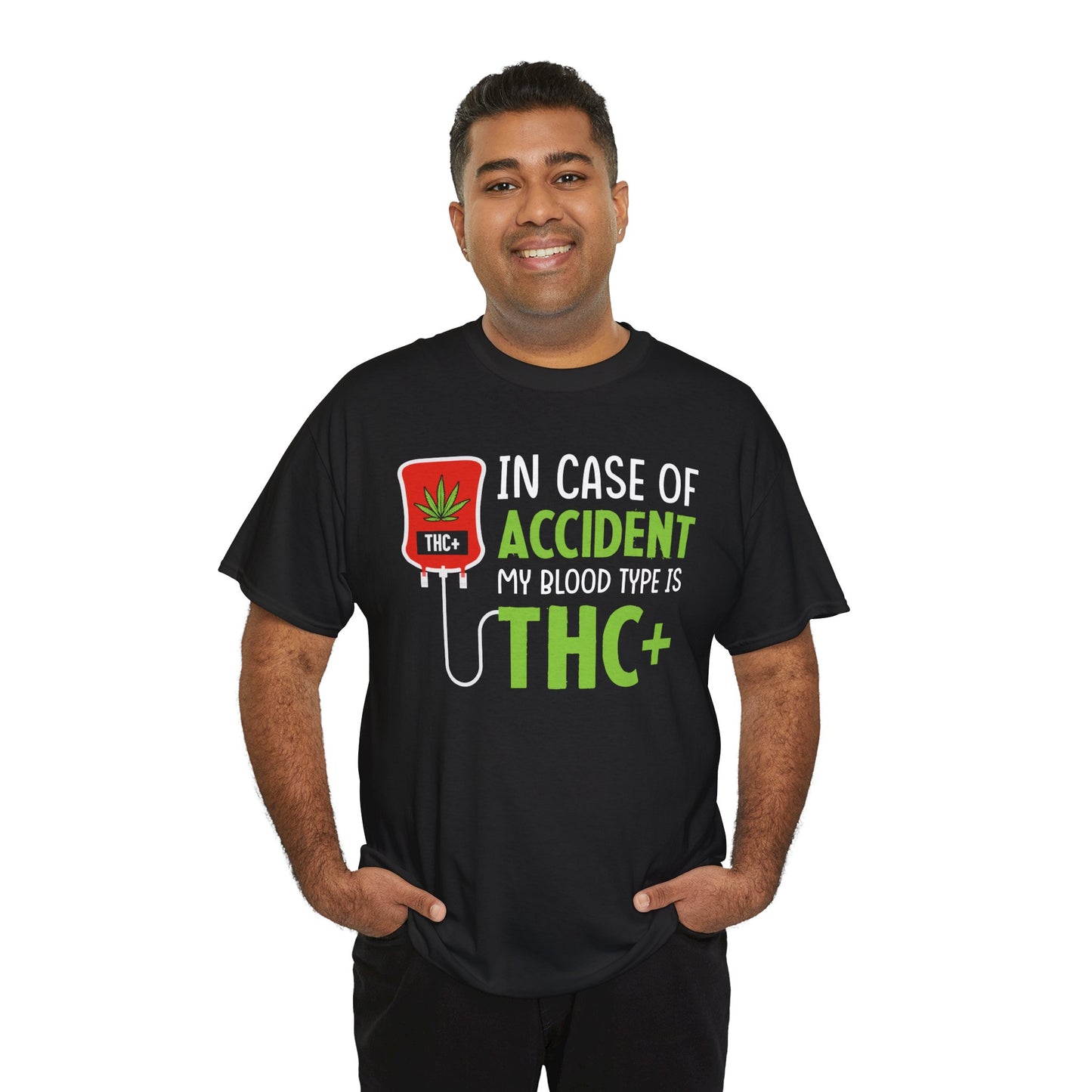 THC+ Blood Type Tee – For the Real Ones Only!