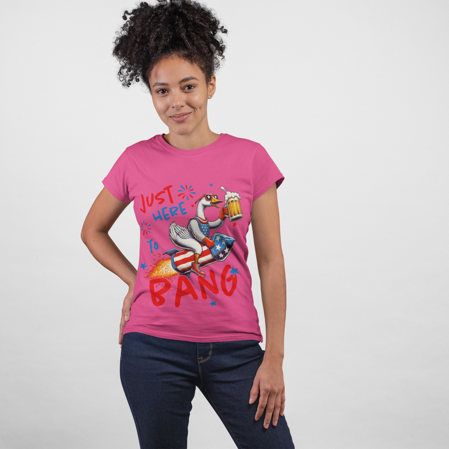 4th of July Goose Tee