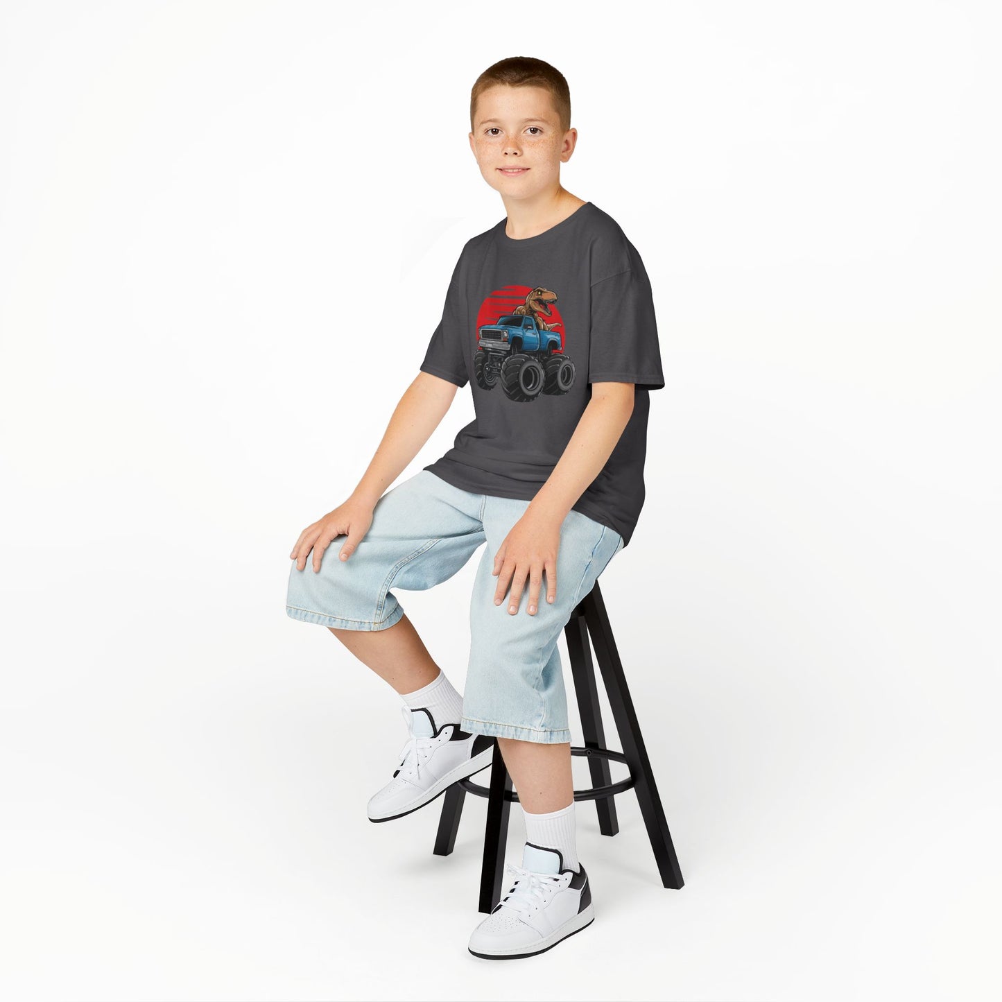 T-Rex Monster Truck Mayhem Tee – For Dino & Truck Lovers!