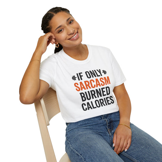 Sarcasm Gains: Unisex Tee for the Bold & Witty