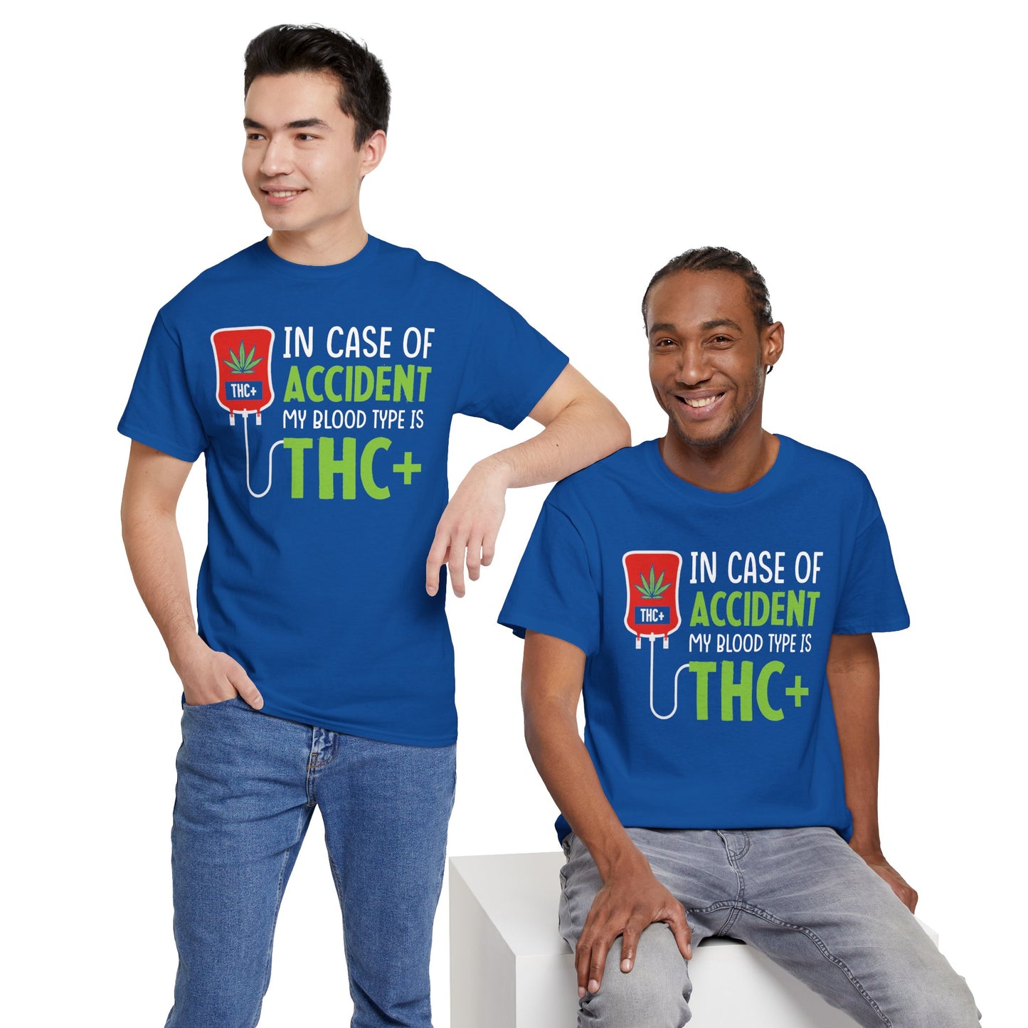 THC+ Blood Type Tee – For the Real Ones Only!